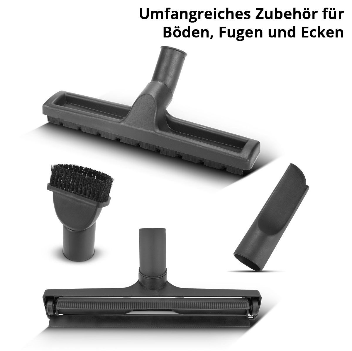 STAHLWERK Industriesauger 1500 W Nass- und Trockensauger VCL-1500 ST Industriesauger mit 40 L