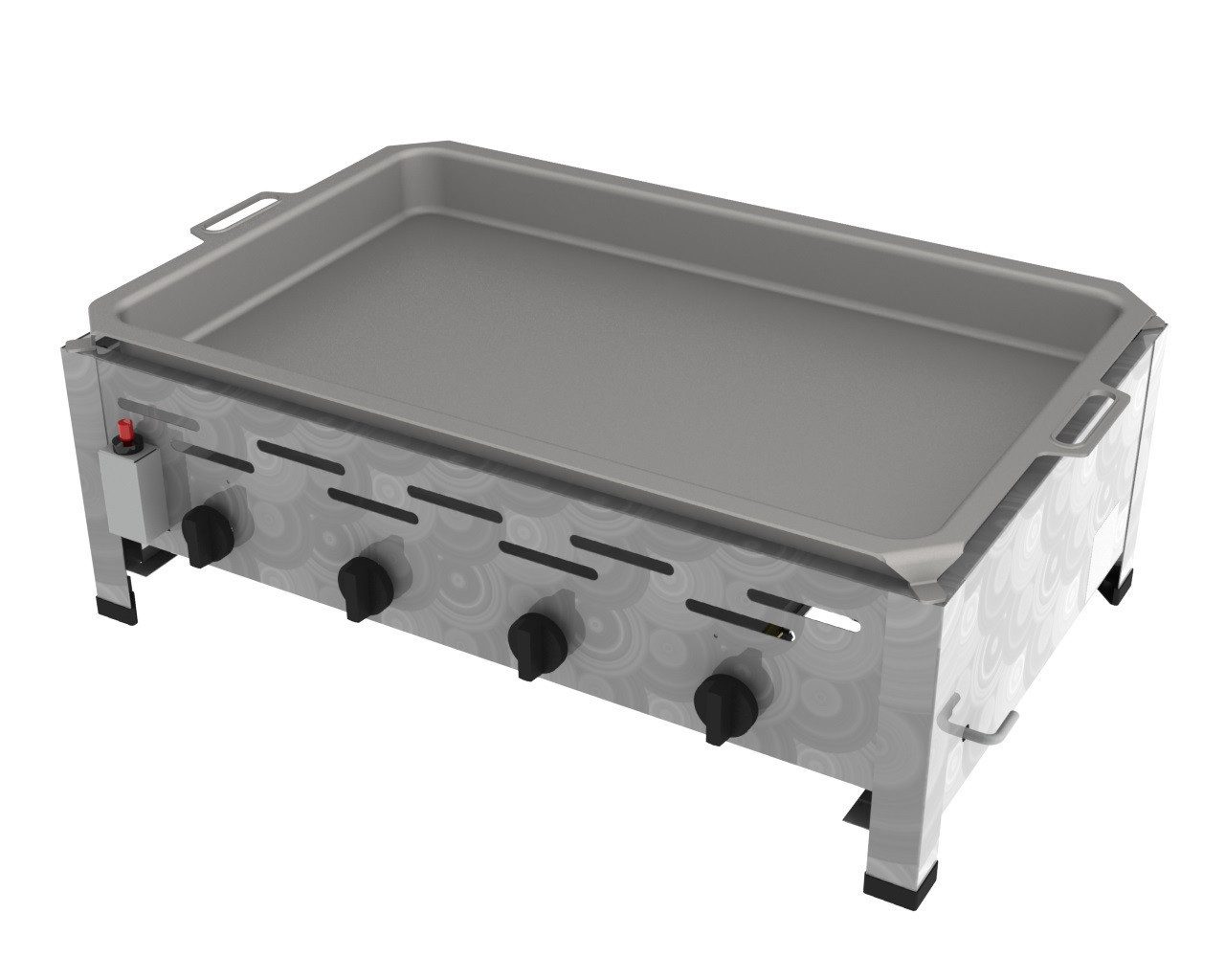 ChattenGlut Gasgrill ChattenGlut Gastrobräter 14,7kW mit Pfanne, BxTxH: 810x530x270 cm