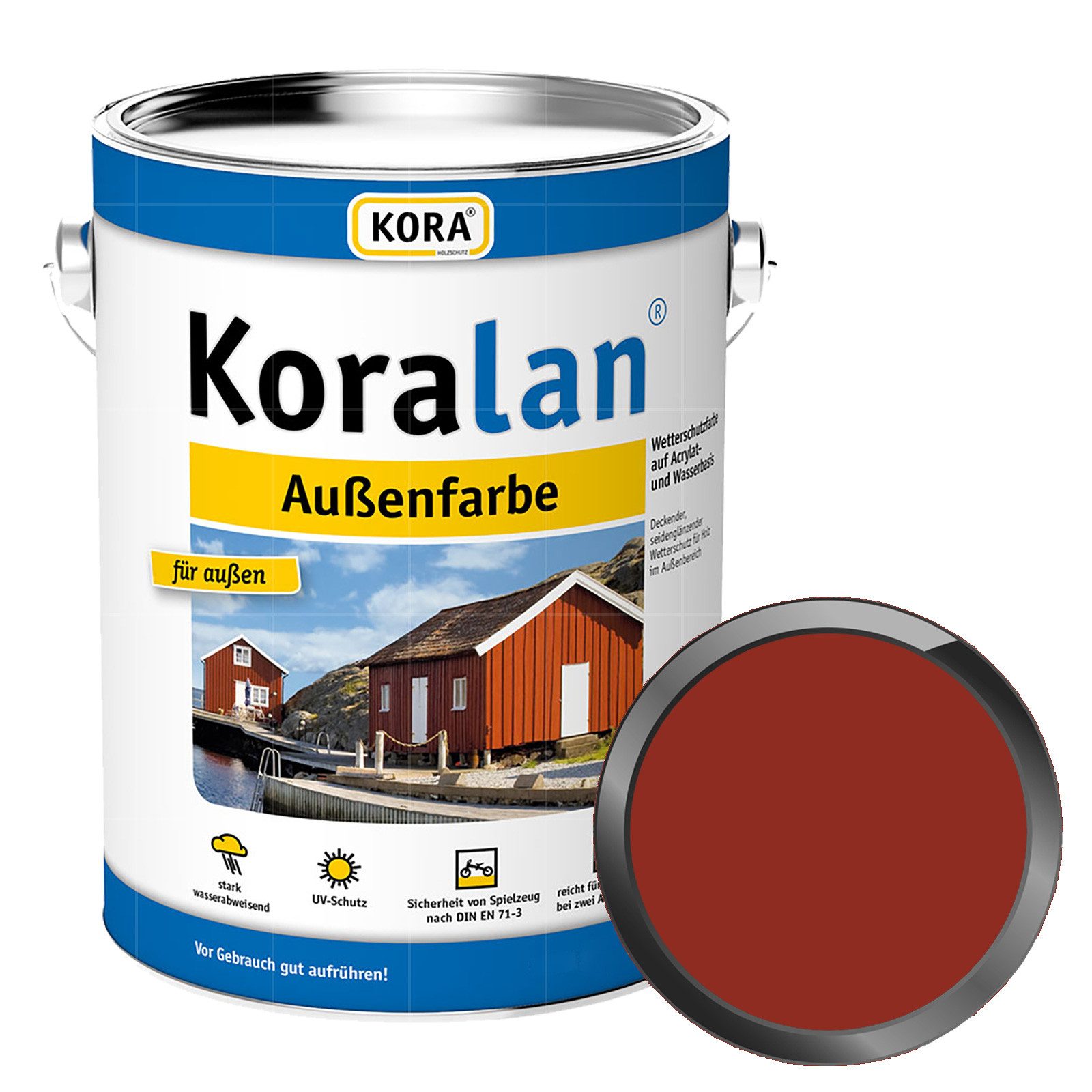 KORA Wetterschutzfarbe KORALAN AUSSENFARBE - 0.75 LTR