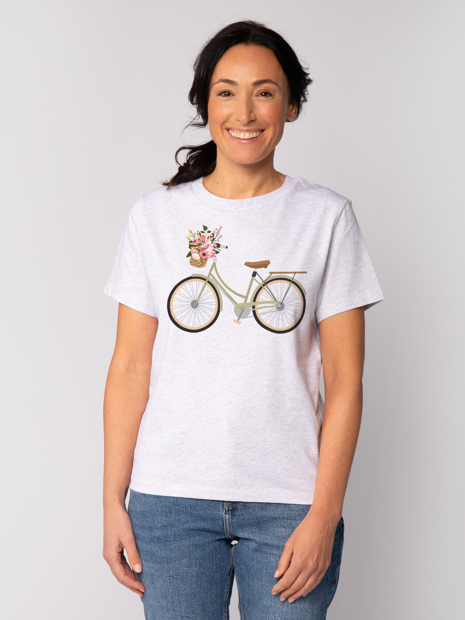 T-Shirt Damenfahrrad