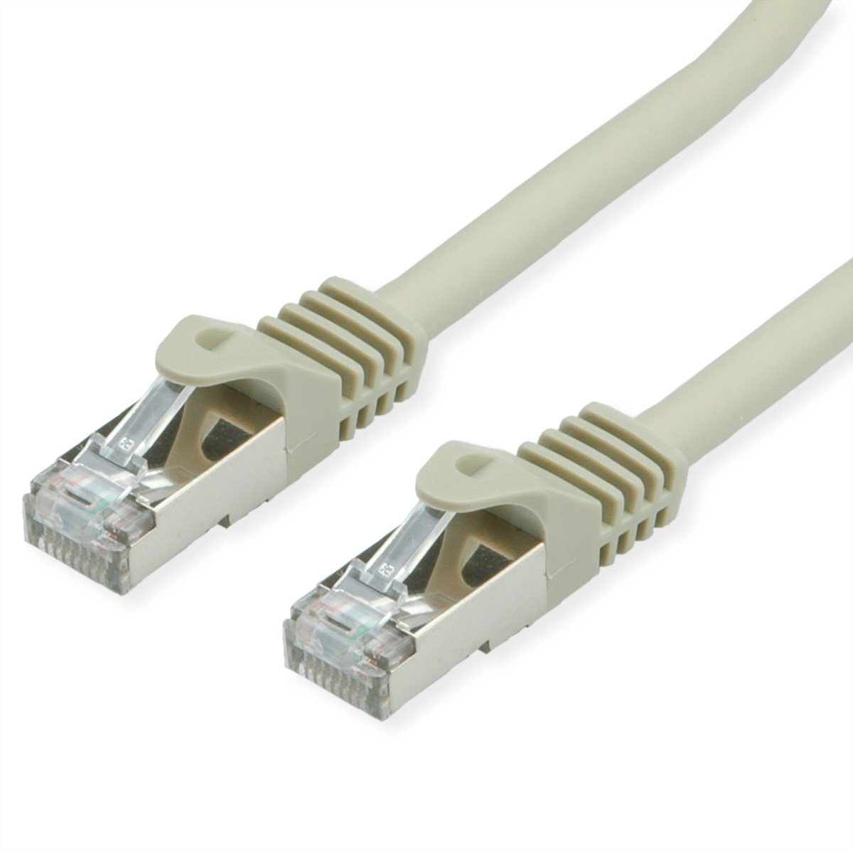 VALUE S/FTP-Kabel Cat.7 LAN-Kabel, RJ-45 Männlich (Stecker), RJ-45 Männlich (Stecker) (50.0 cm), mit RJ-45 Steckern (500 MHz / Class EA)