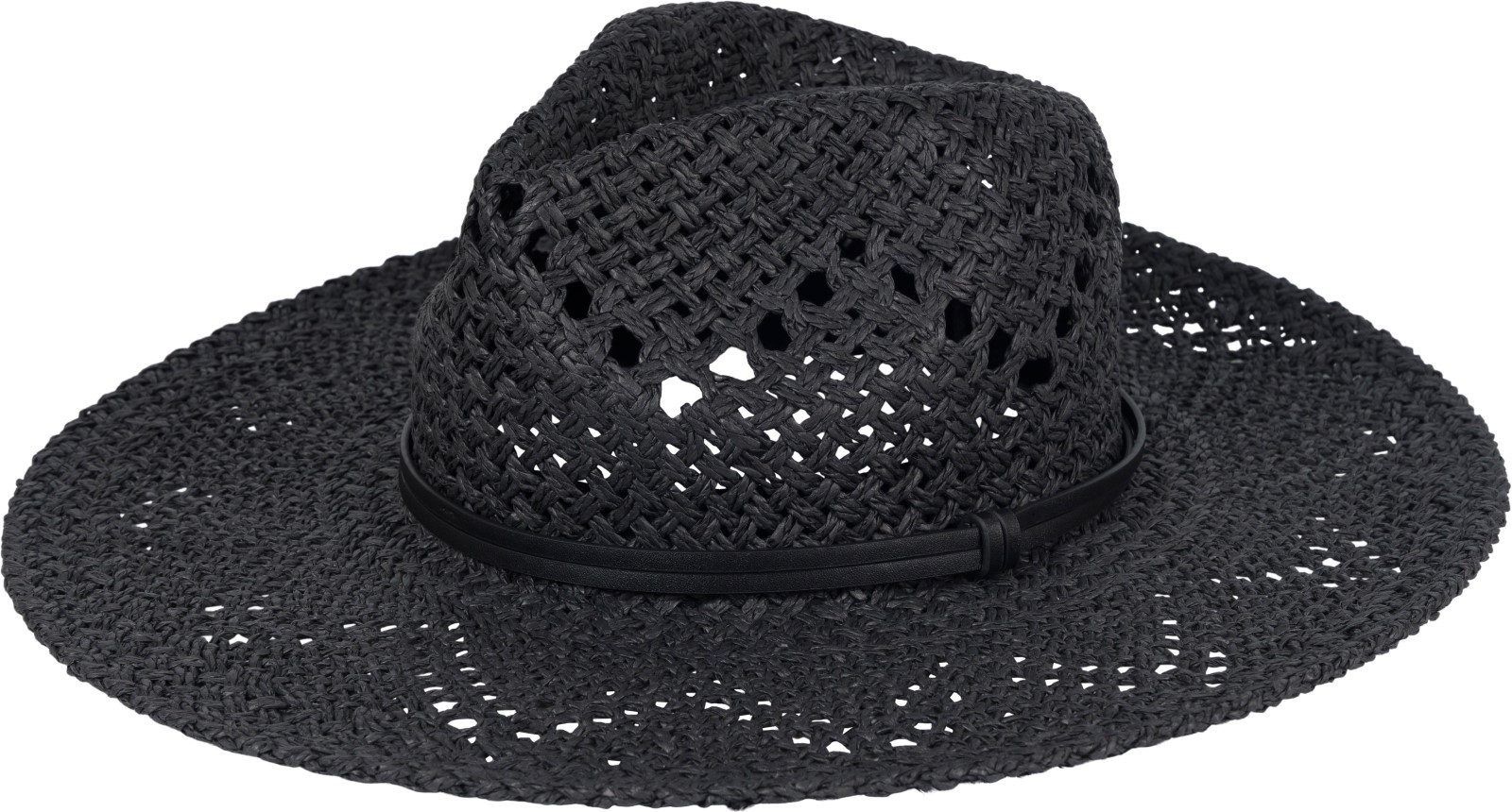 styleBREAKER Sonnenhut Panama Strohhut mit Stoff günstig online kaufen