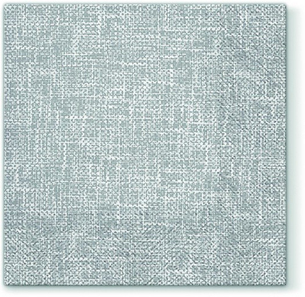PAW Sp. z o.o. Papierserviette 20 Servietten Linen Structure grey 33x33cm, (20 St)