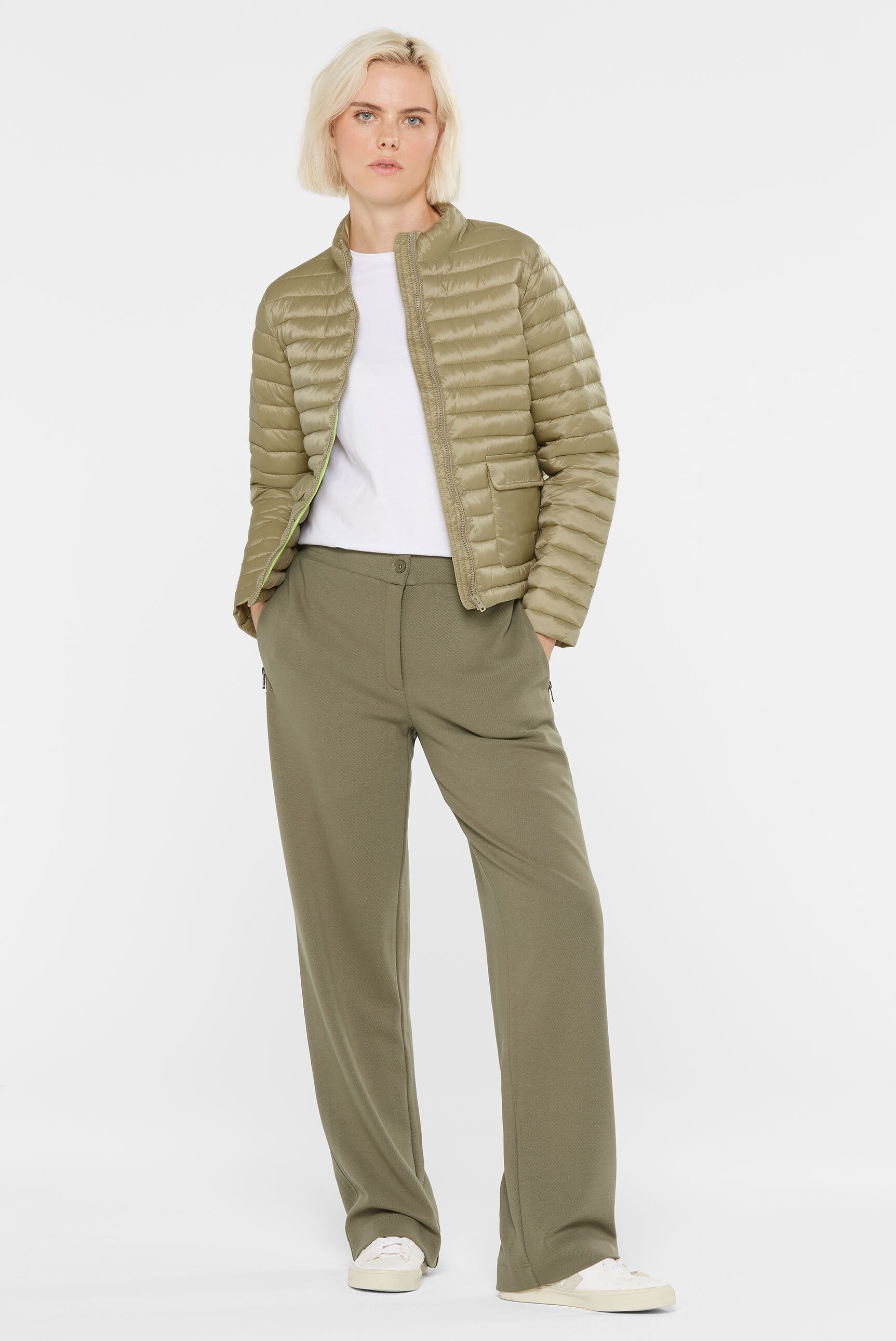 SENSES.THE LABEL Steppjacke mit verstellbarem Gummizug im Saum günstig online kaufen