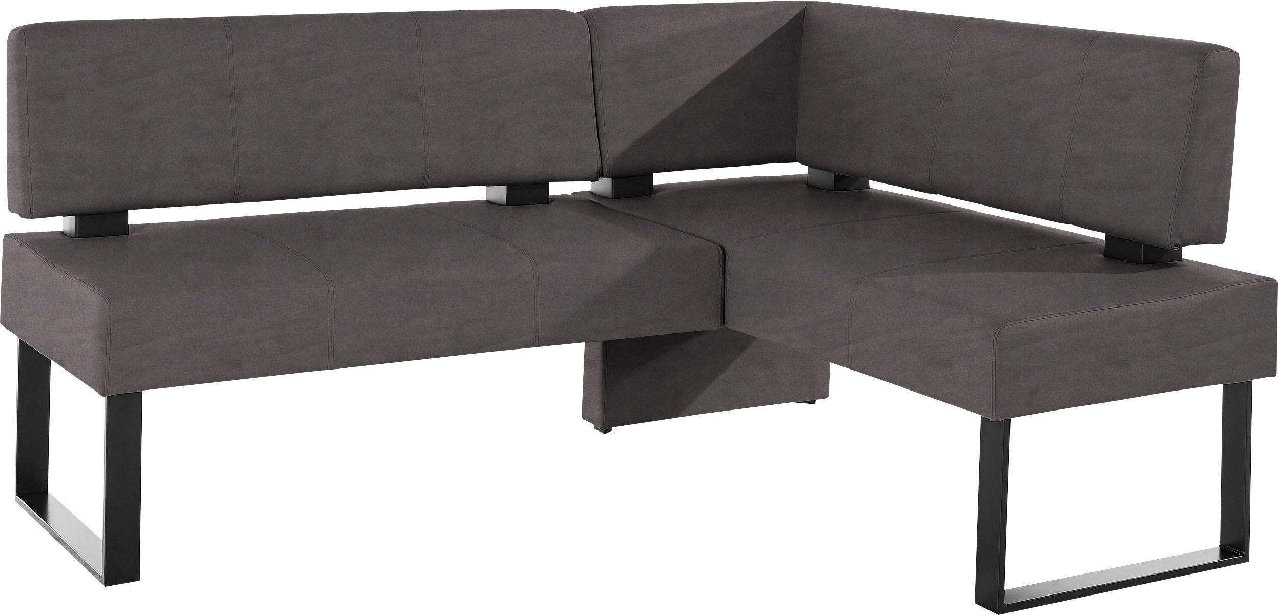 Home affaire Eckbank "Oliver mit Metallgestell, Küchenbank" verschiedene Be günstig online kaufen