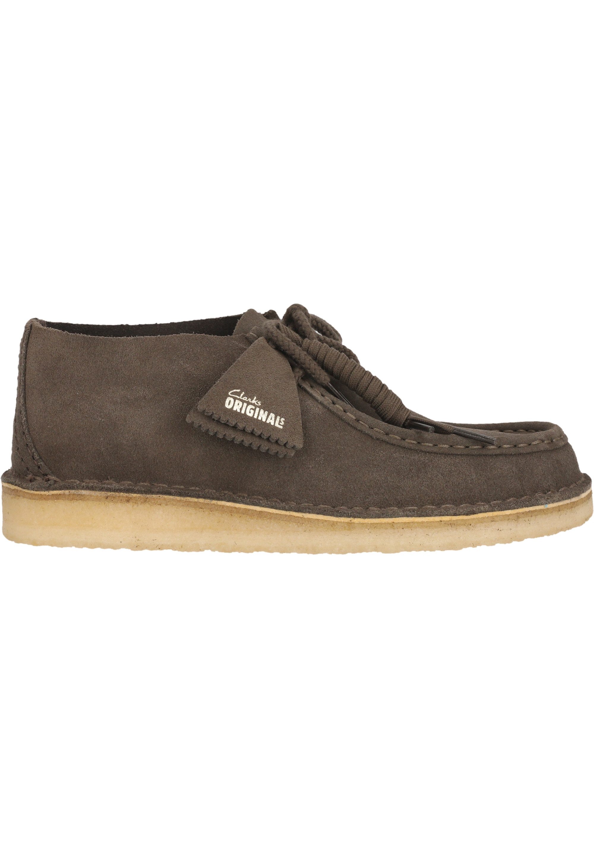 Clarks Desert Nomad Schnürschuh mit raffinierten handgenähten Details