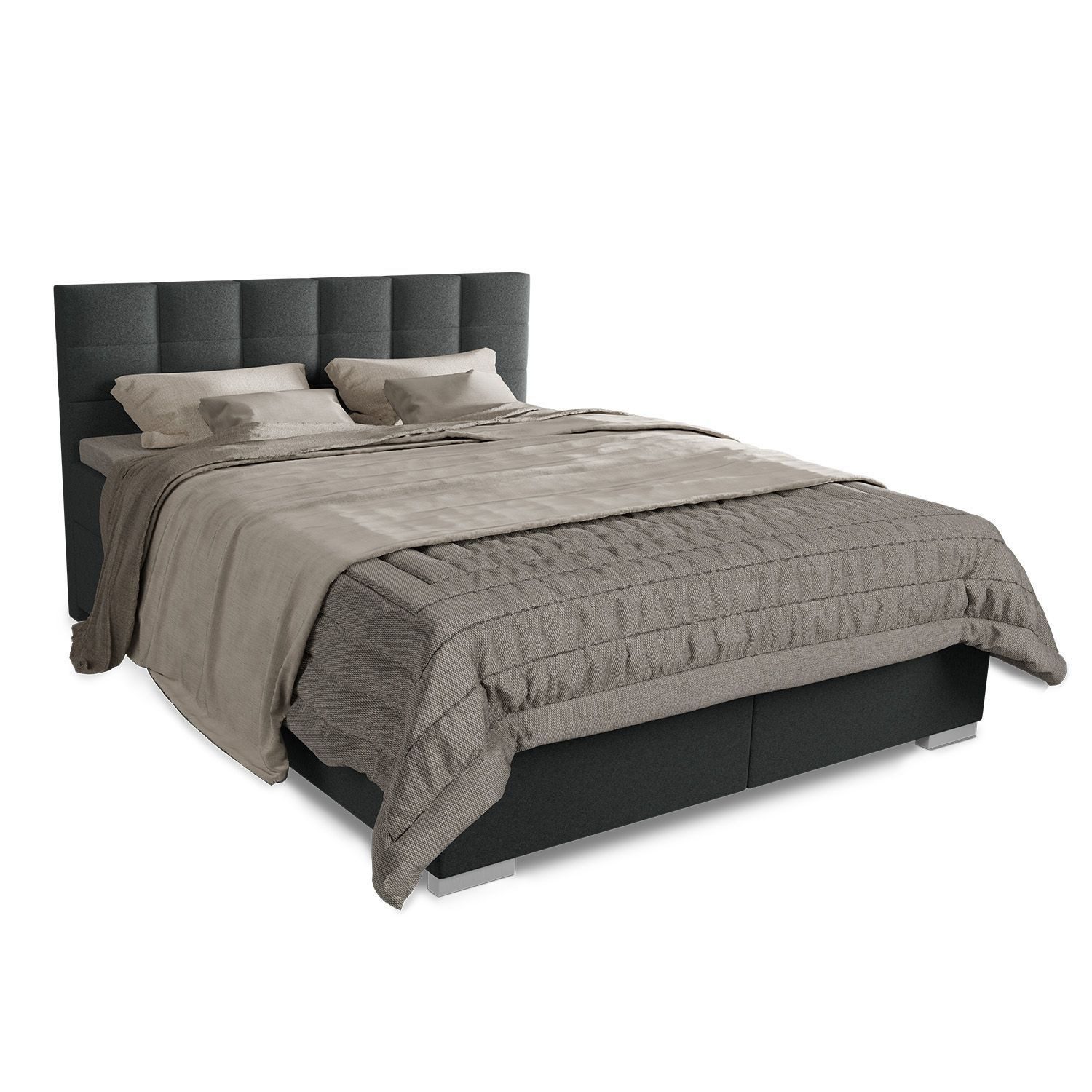 Juskys Boxspringbett Seattle, 180x200 cm, mit günstig online kaufen