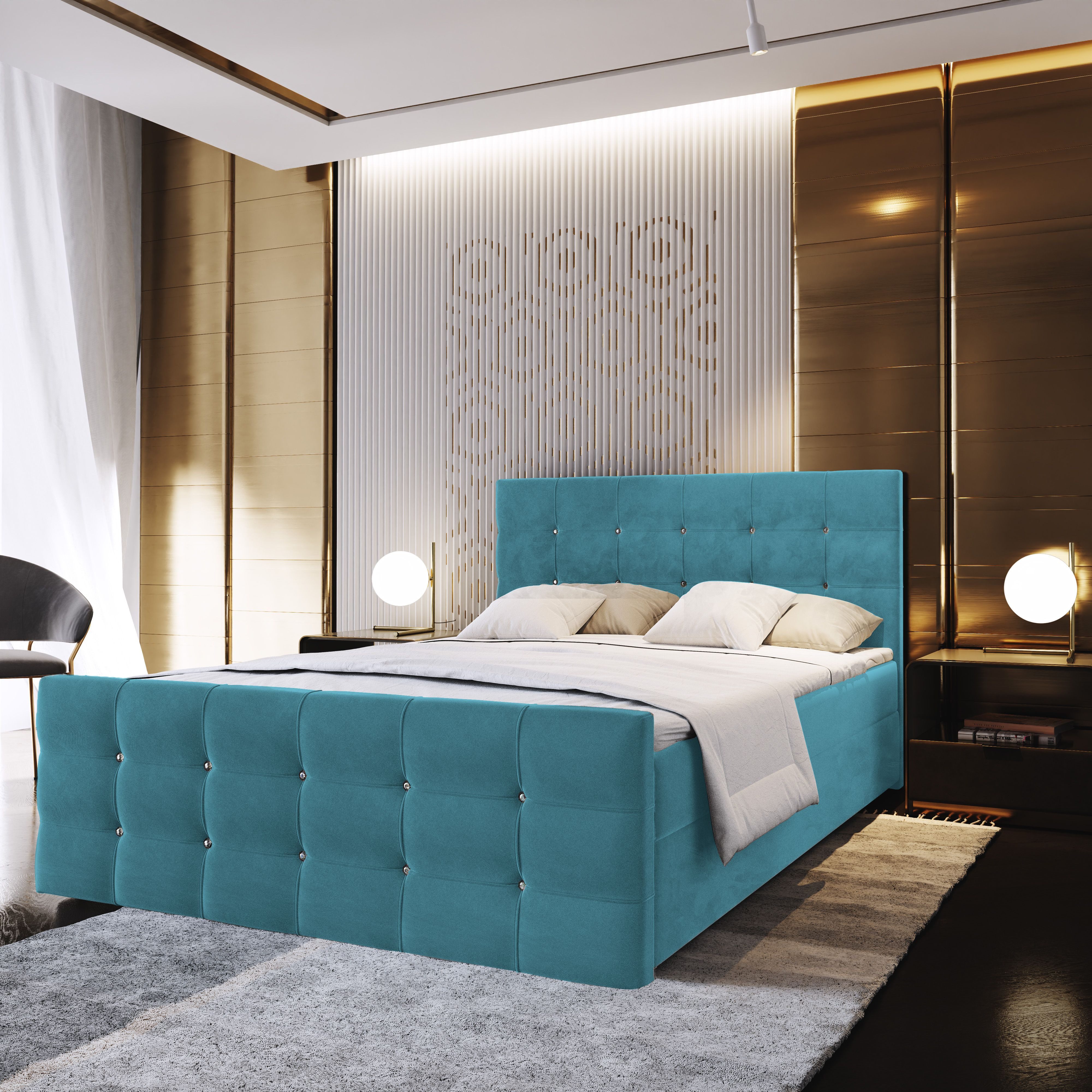 Masseno Boxbett SLAT 160x200 cm mit günstig online kaufen