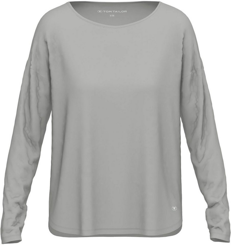 TOM TAILOR Langarmshirt, Damen LA ShirtShirt 1/1 Arm, oversized von Tom  Tailor