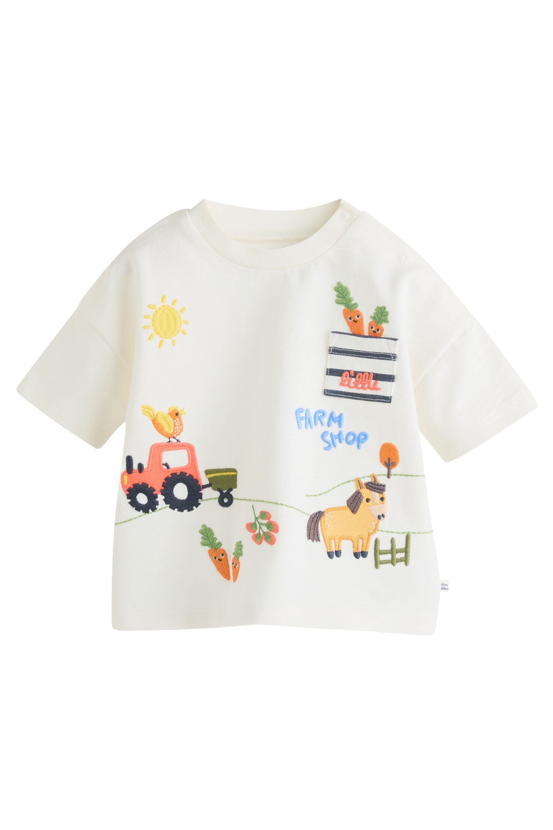 Next T-Shirt & Shorts 6-teiliges Baby-Set, Oberteile und Shorts (6-tlg)