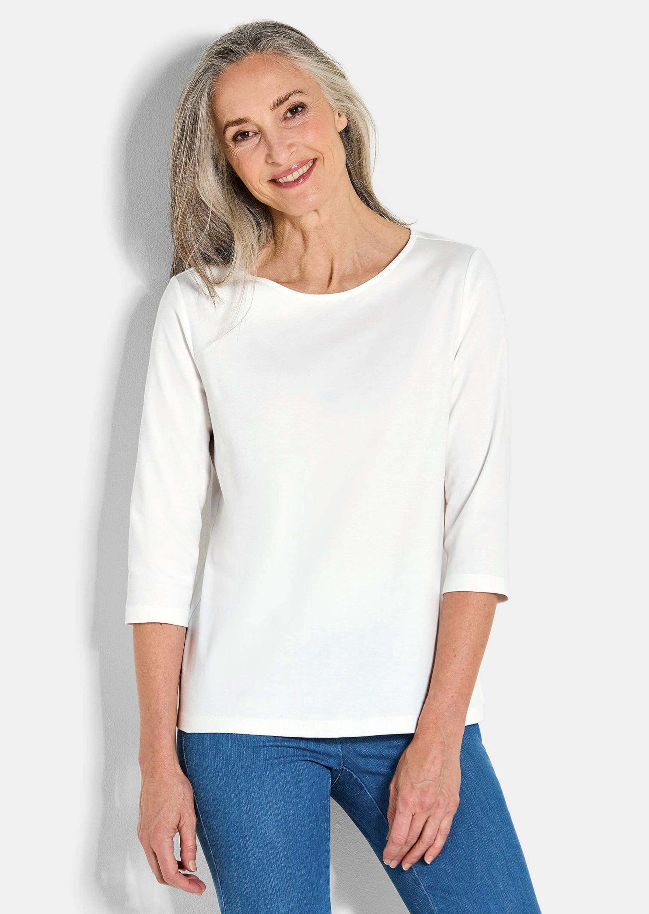 GOLDNER Print-Shirt Basic-Shirt aus Interlock-Jersey günstig online kaufen