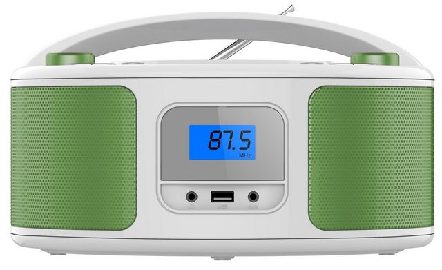 Cyberlux »CL 330« tragbarer CD Player (CD, Kinder CD Player tragbar, Boombox, Musikbox, FM Radio mit MP3 USB)  - Onlineshop OTTO