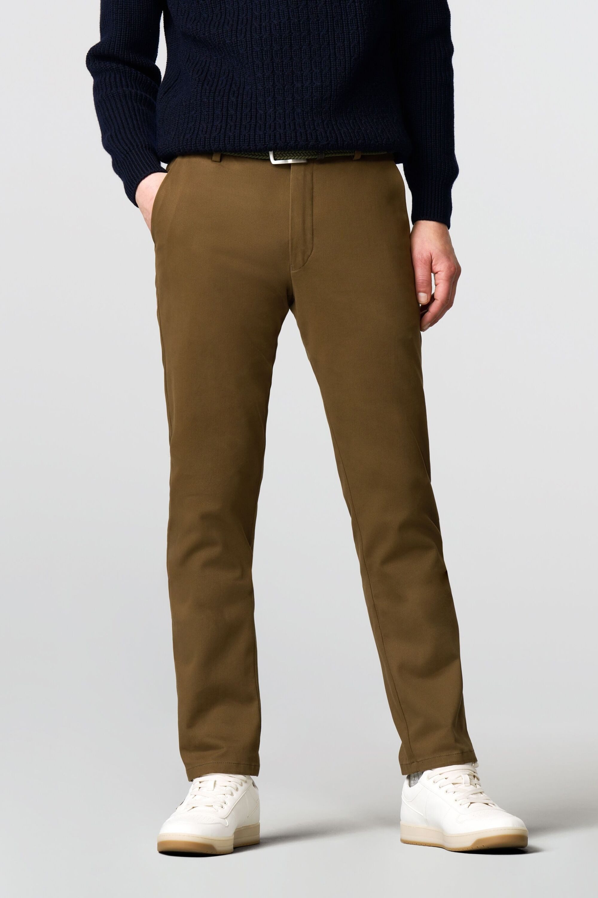 MEYER Chinos BONN mit buntgewebtem Innenfutter günstig online kaufen