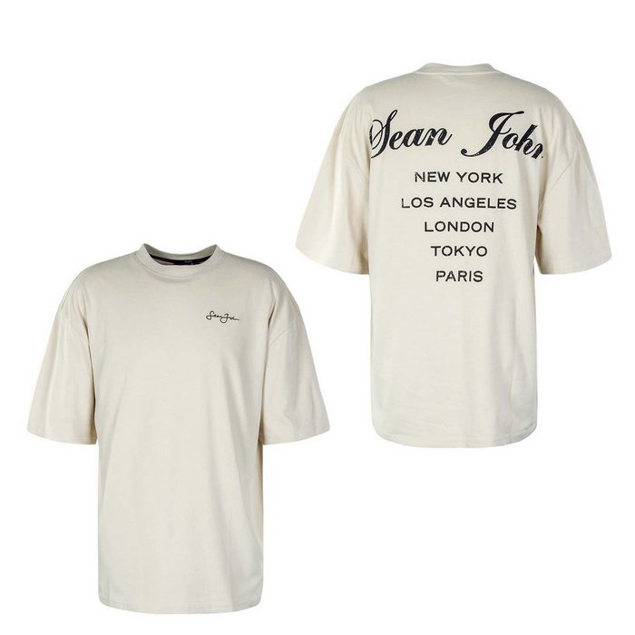 Sean John T-Shirt Script Logo Peached City Back