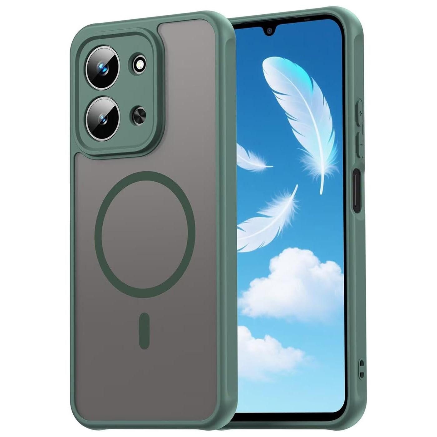 CoolGadget Handyhülle Magnet-Hülle für Xiaomi Redmi 15C Schutzhülle magnetisch 6,9 Zoll, Hülle Matt Stoßfest kompatibel mit QI-Laden Zubehör Kameraschutz Case