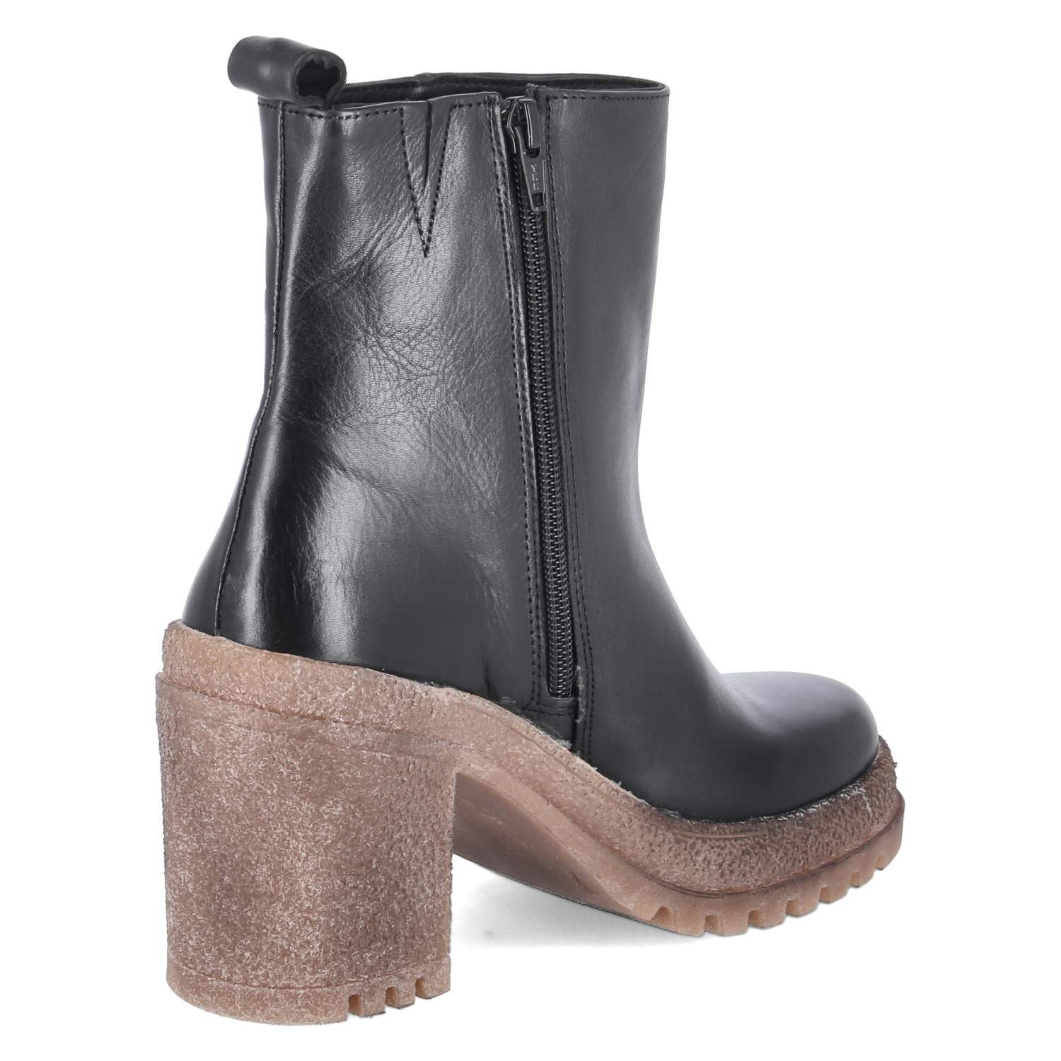 Lazamani LAZAMANI LA85727 BLACK Damen Glattleder black Schlupfstiefel
