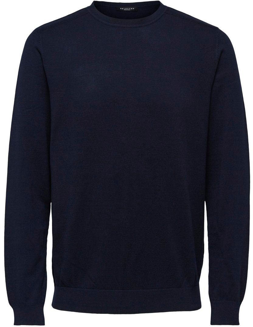 SELECTED HOMME Strickpullover SLHBERG CREW NECK NOOS