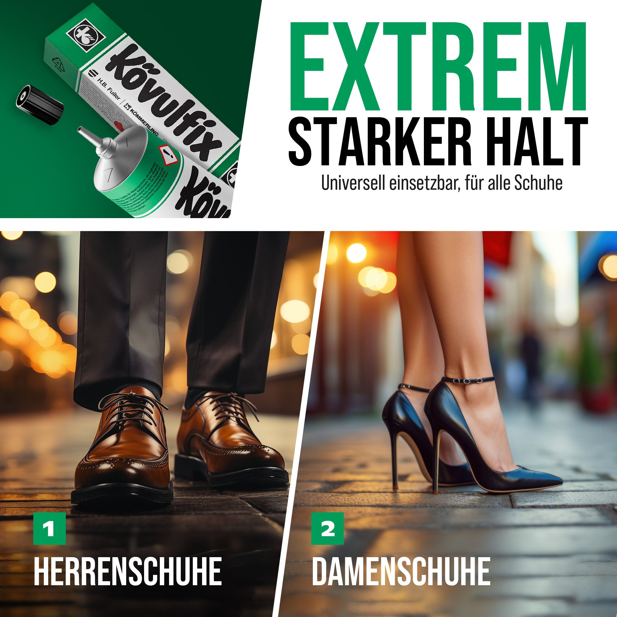 Kömmerling Klebstoff Kövulfix Rekord Schuhkleber extra stark wasserfest 30g, (1-tlg)
