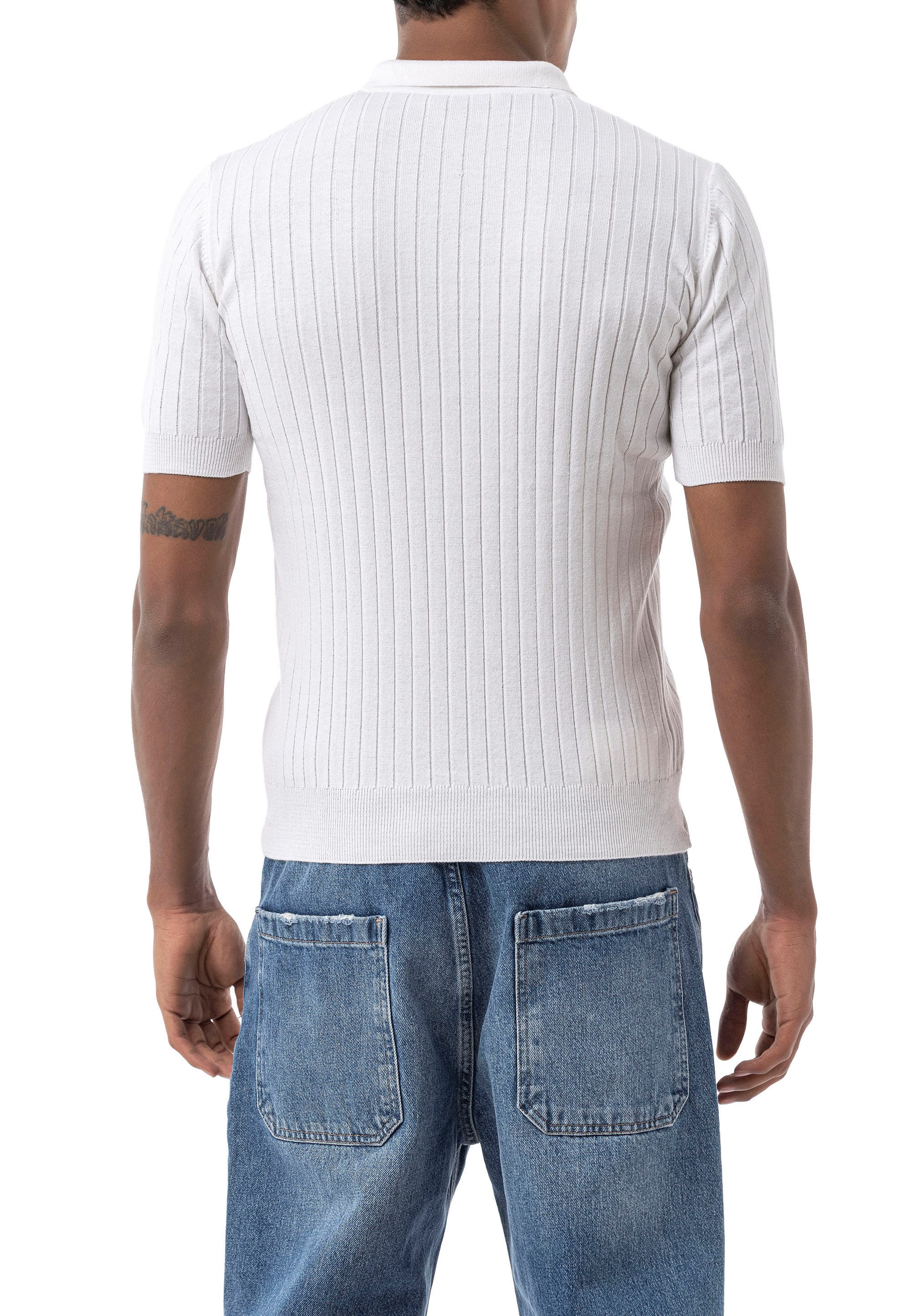 RedBridge Poloshirt by Tarz Cool - Strick-Shirt, gerippt, kurzarm, Slim Fit günstig online kaufen