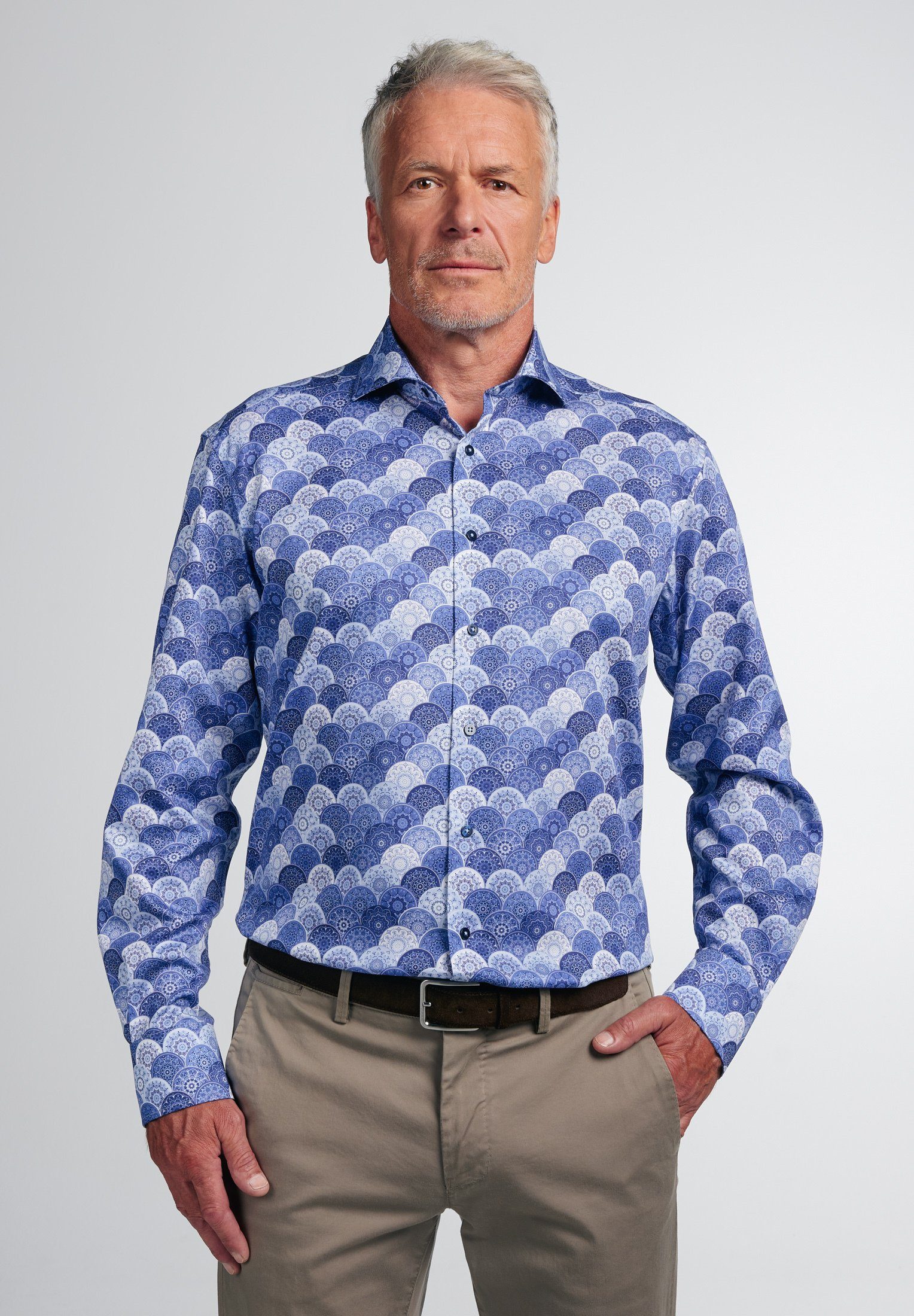 Eterna Langarmhemd COMFORT FIT NON IRON (bügelfrei)