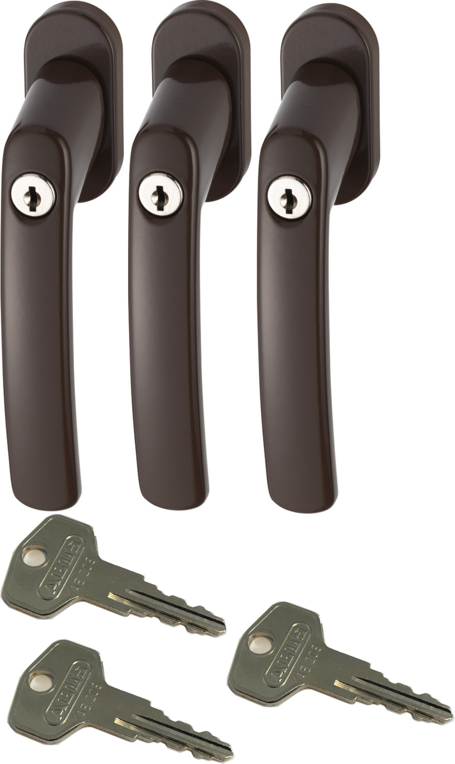ABUS Fenstergriff ABUS FG200 Weiß, Braun, günstig online kaufen
