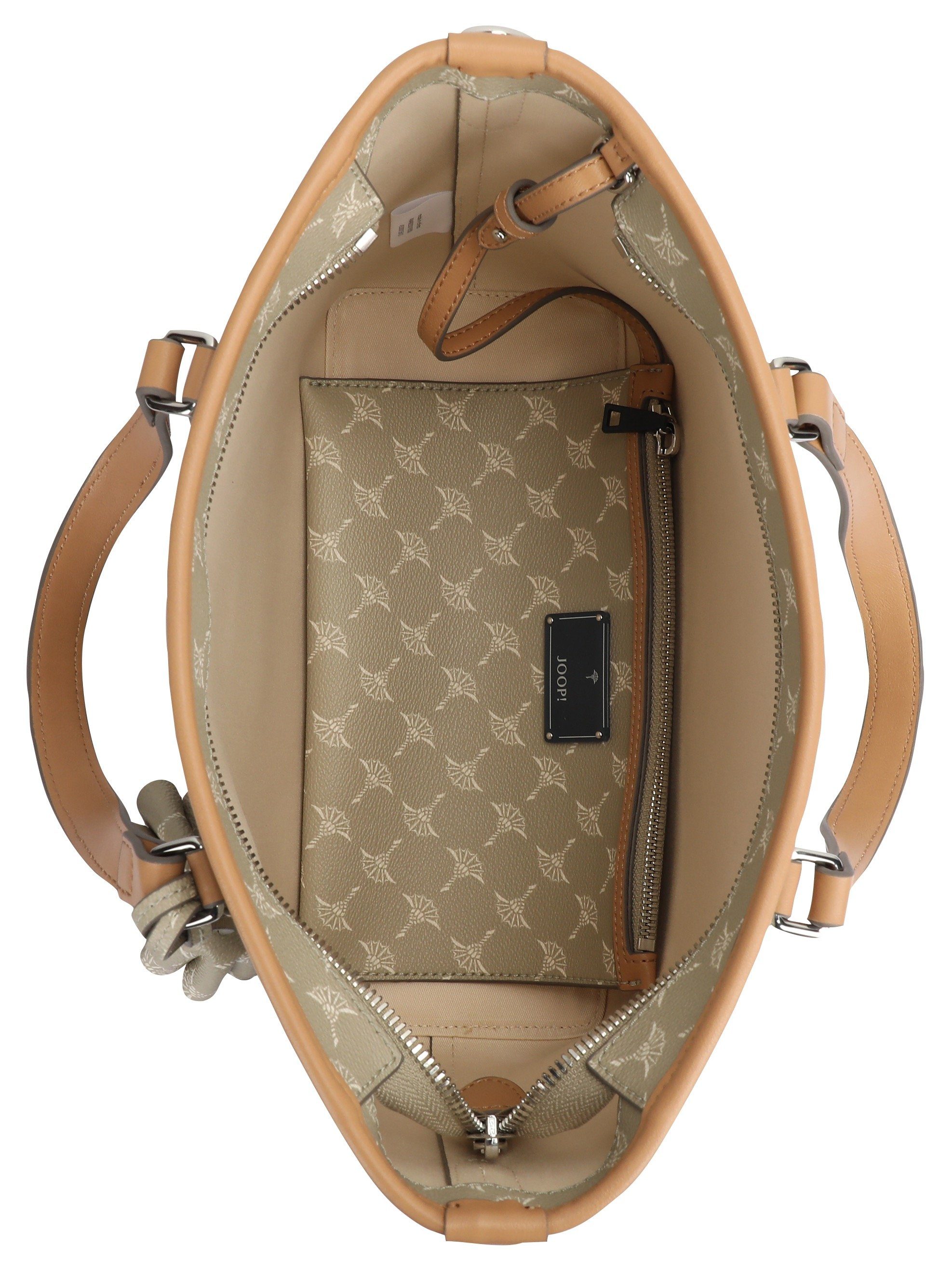 Damen Handtaschen Joop  Henkeltasche cortina 1.0 ketty handbag shz, mit kleiner, herausnehmbarerer Reißverschlusstasche
