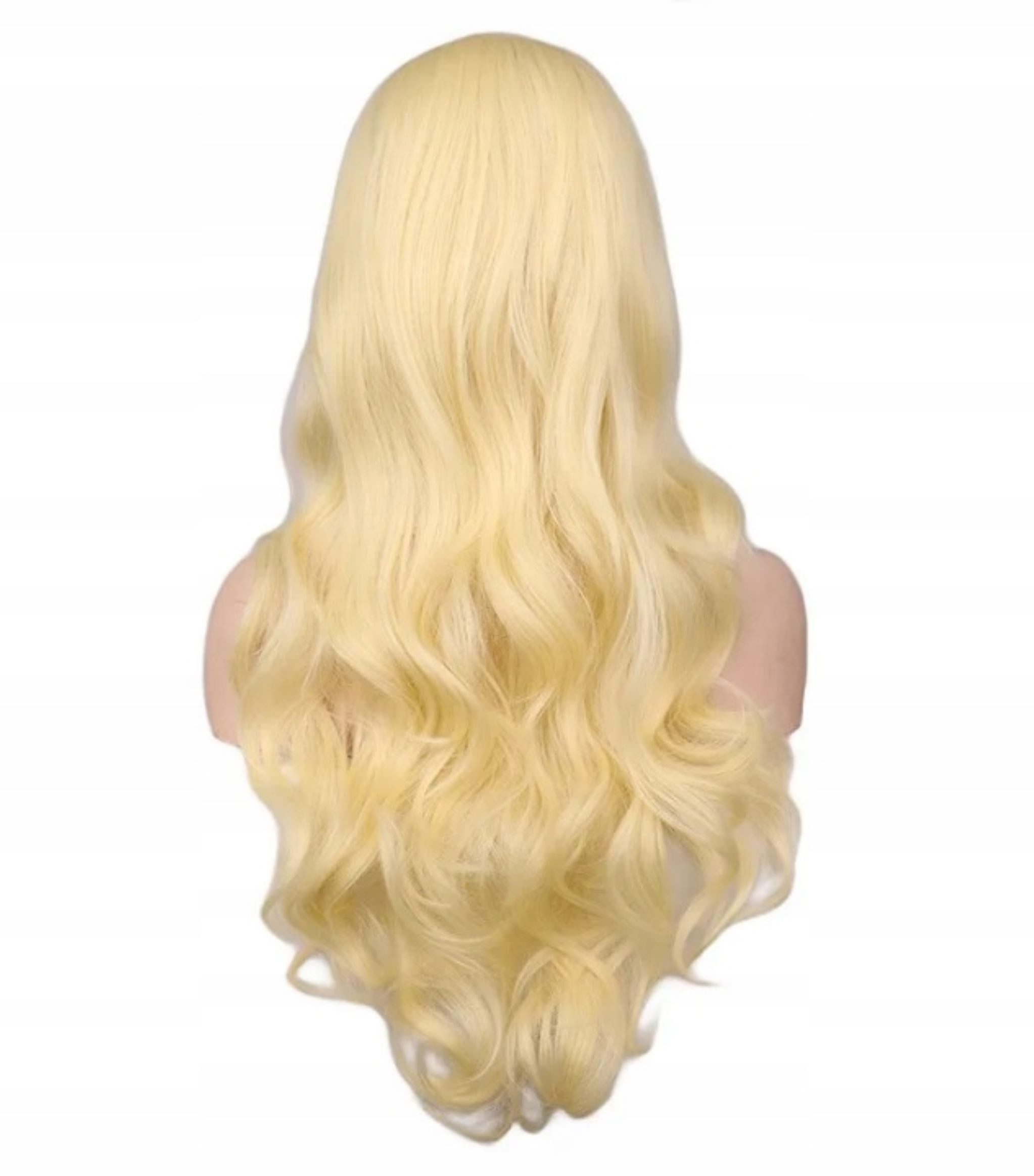 Hopki Kostüm-Perücke Blonde Kinderperücke, lang, für Barbie-Cosplay, ideal für Karneval