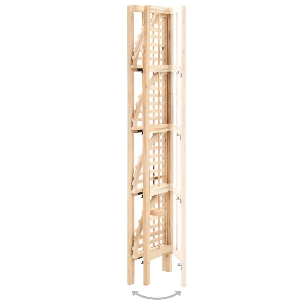furnicato Eckregal Praktisches aus Massivholz Beige 27 x 27 x 110 cm, 1-tlg.