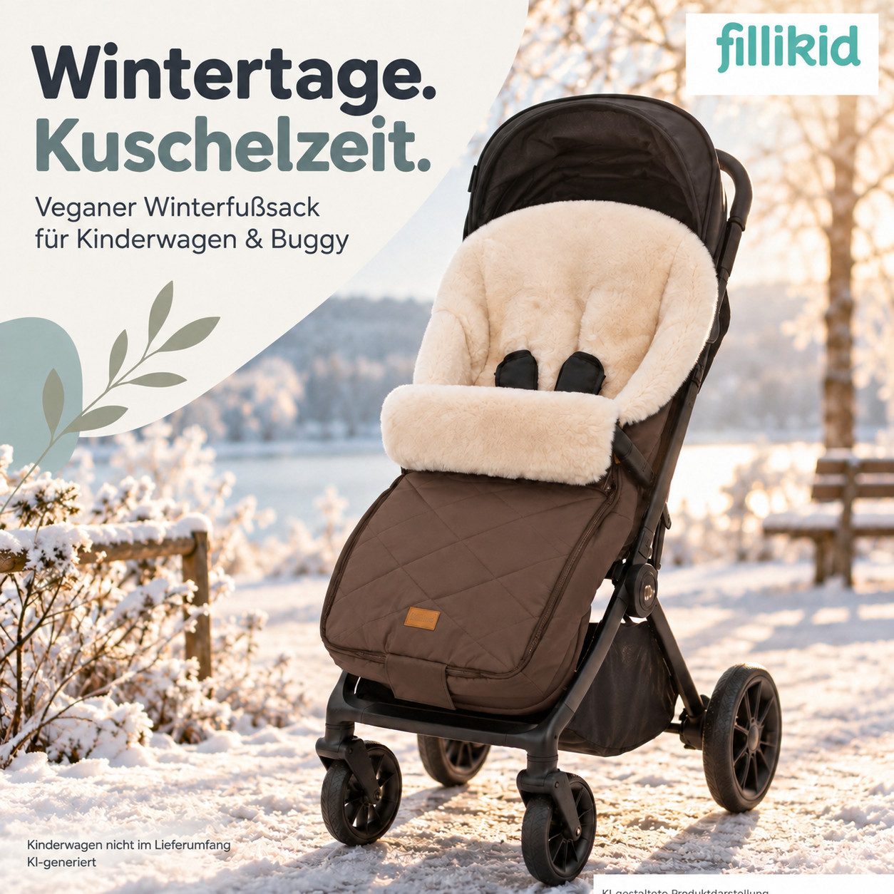 Fillikid Fußsack Winterfußsack Comfort Exclusiv – Bild 2 von 5