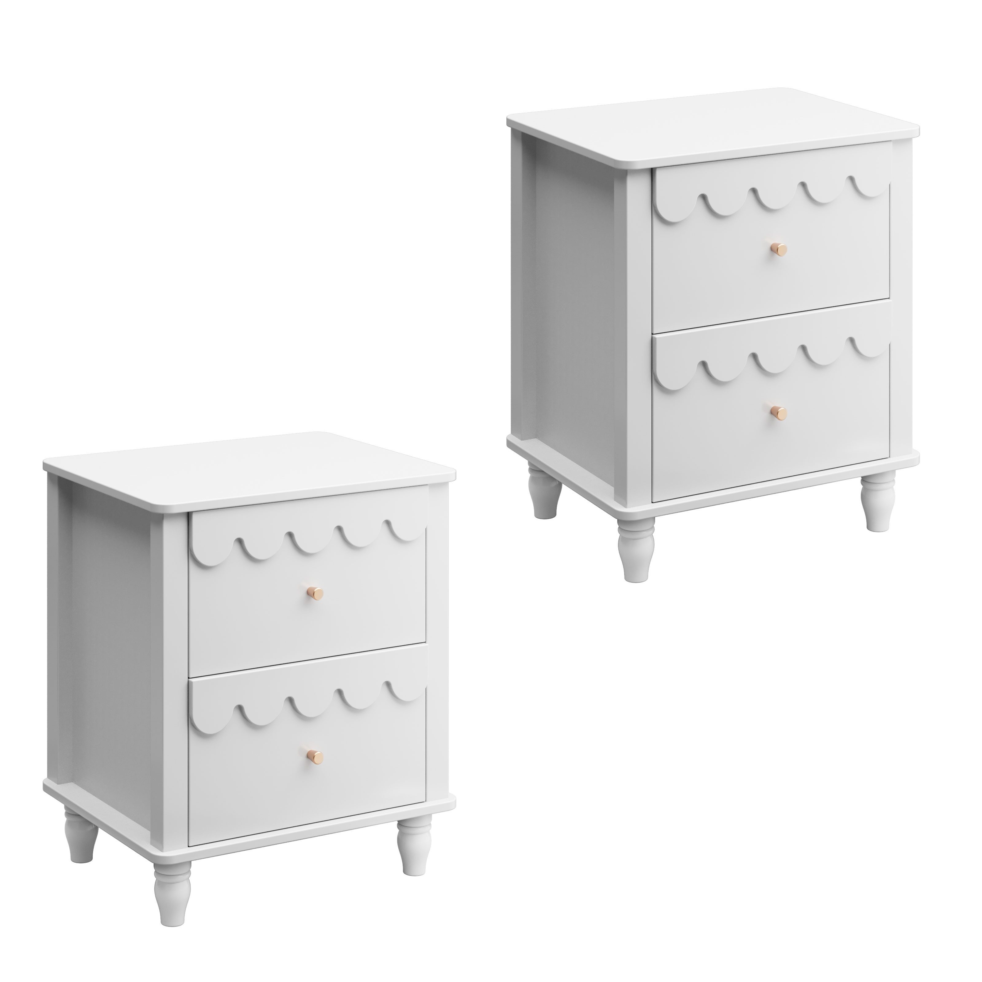 UEV Nachttisch 2er Set, Kinder Nachtschrank, Beistellschrank (Nachtkommode günstig online kaufen