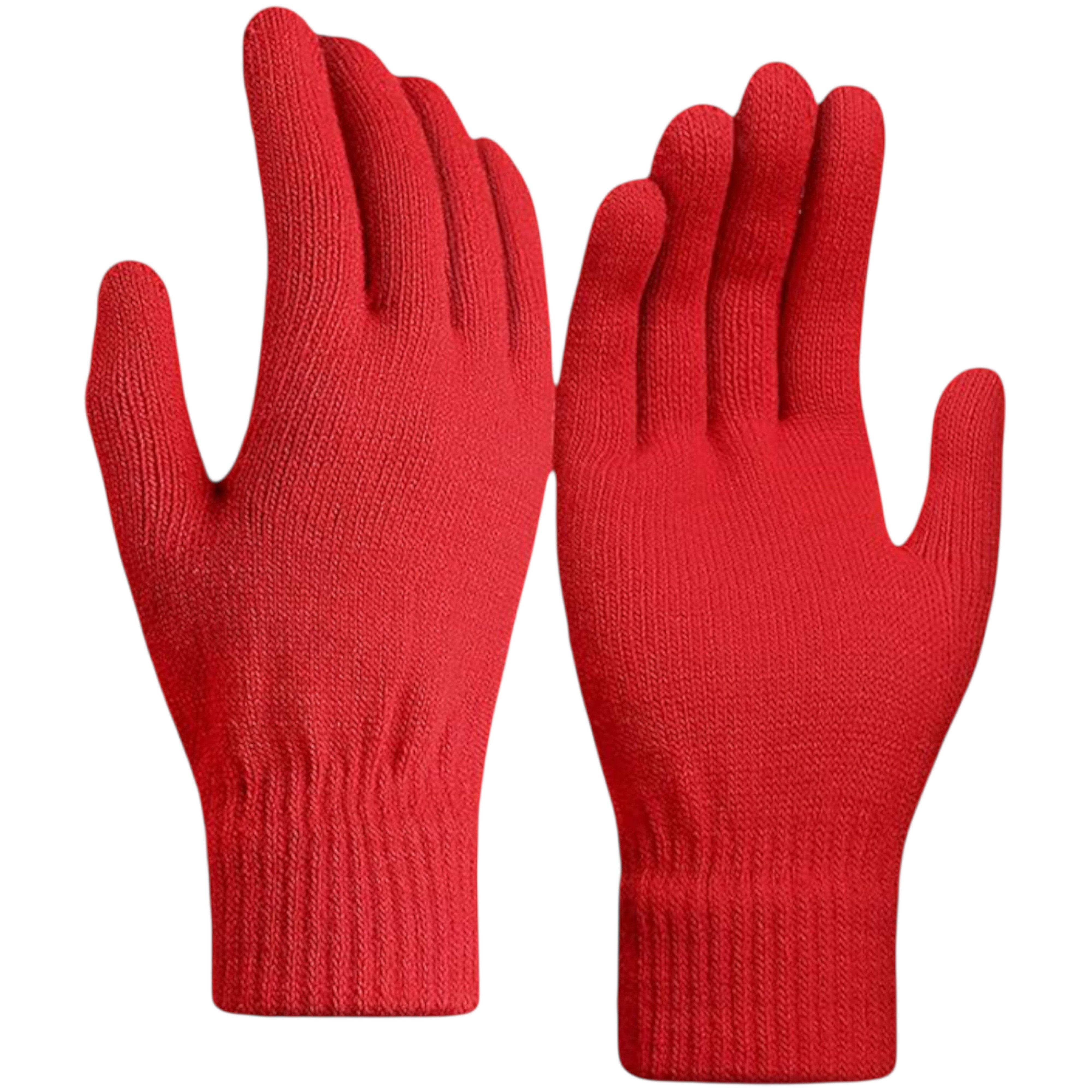 herémood Strickhandschuhe Winterhandschuhe Damen Herren Warme Thermo Outdoor Winter (Thermo Winterhandschuhe gestrickt - Damen Herren Unisex, Atmungsaktiv, Kälteschutz, weich & robust – Perfekte Geschenk)