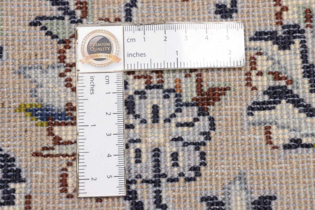 rechteckig, Nain Keshan Orientteppich / 248x340 mm Höhe: Trading, Handgeknüpfter Perserteppich, 12 Orientteppich