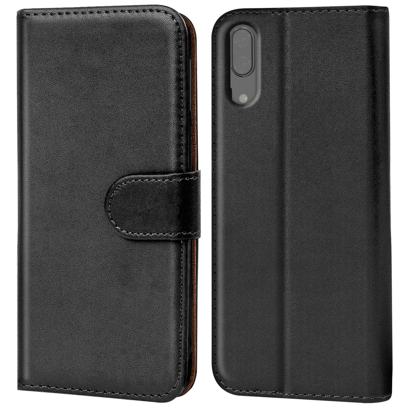 CoolGadget Handyhülle Book Case Handy Tasche für Huawei P20 5,8 Zoll, Hülle Klapphülle Flip Cover für P20 Schutzhülle stoßfest