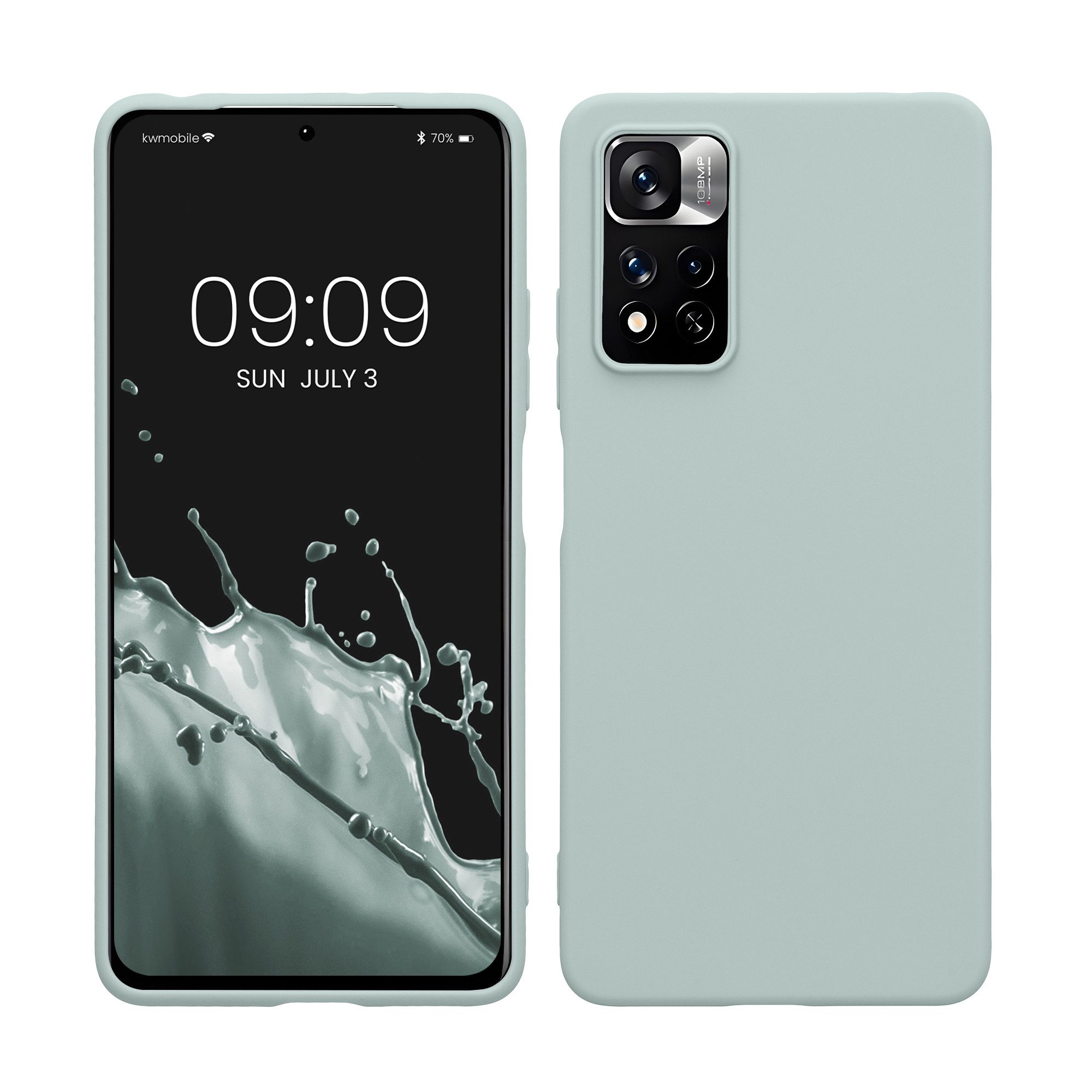 kwmobile Handyhülle Hülle für Xiaomi Redmi Note 11 Pro / (5G), Hülle Silikon - Soft Handyhülle - Handy Case Cover
