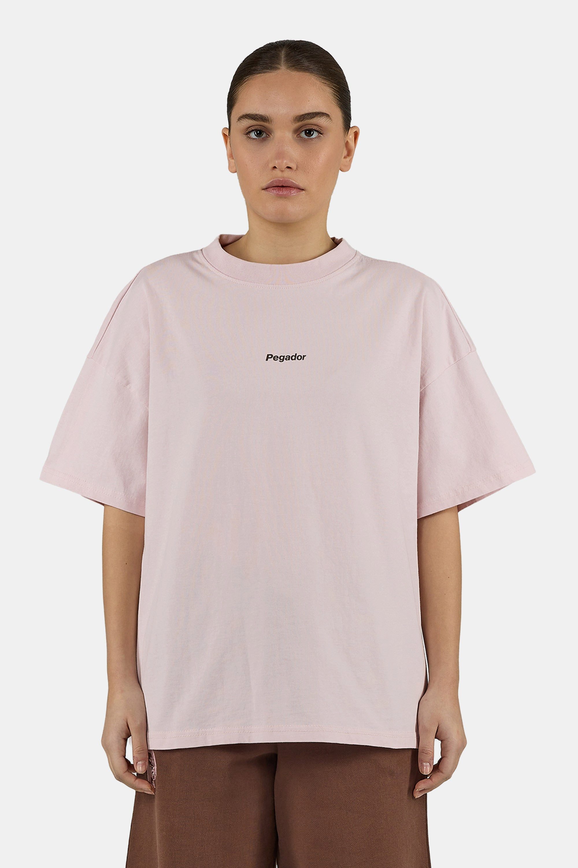 PEGADOR T-Shirt Miravet Heavy Oversized Tee Baumwolle, oversize