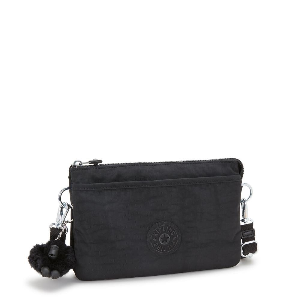 KIPLING Umhängetasche RIRI Black Noir Small crossbody, Kleine Umhängetasche, Schultertasche in Black Noir (schwarz) – Bild 4 von 5