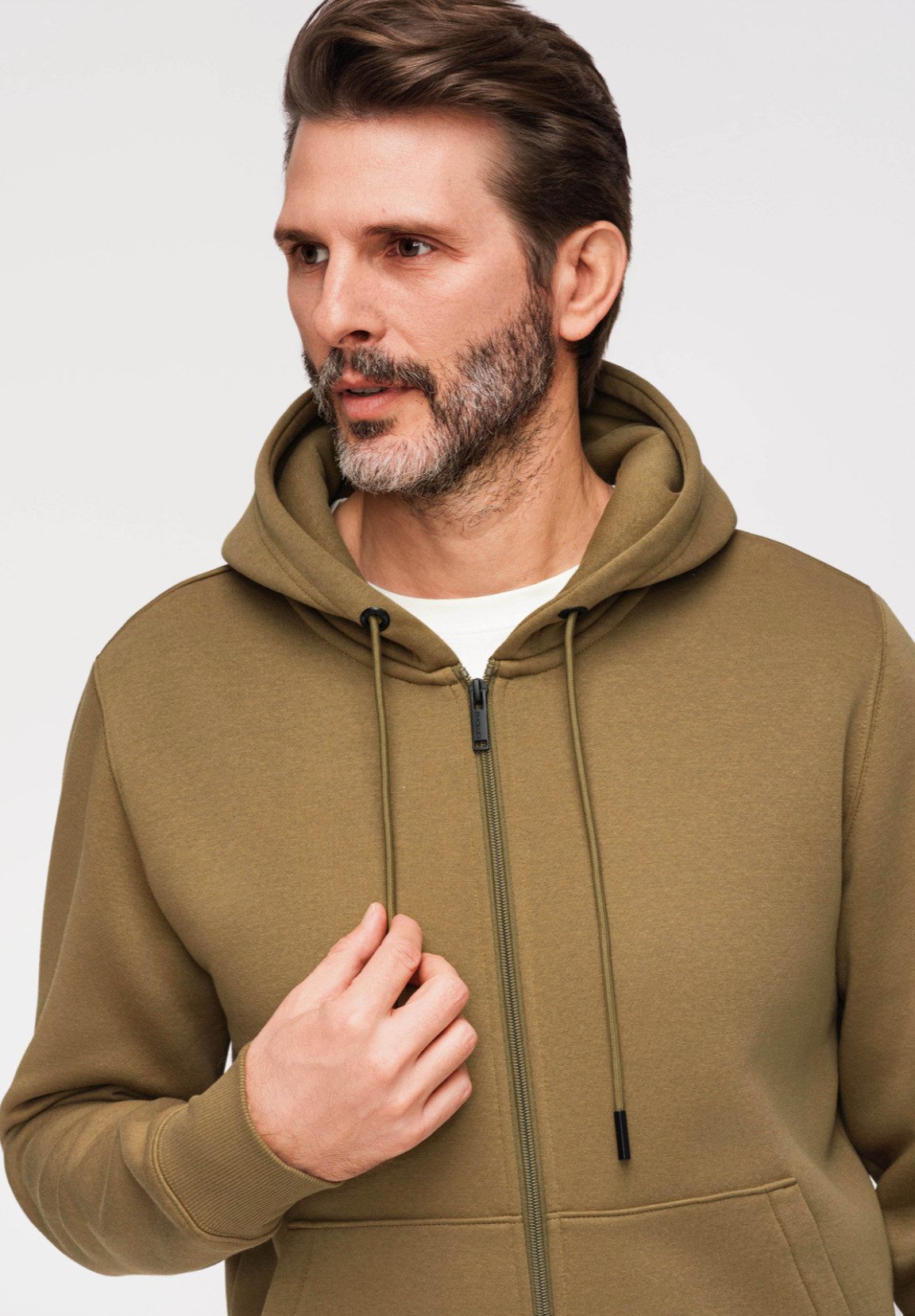 OMBRE Kapuzensweatjacke Kapuzensweatshirt