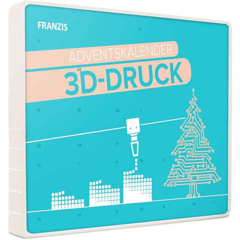 Franzis Календари 3D-Druck, mit Elektronik, Technik und Programmierung, für Kinder ab 14 Jahren