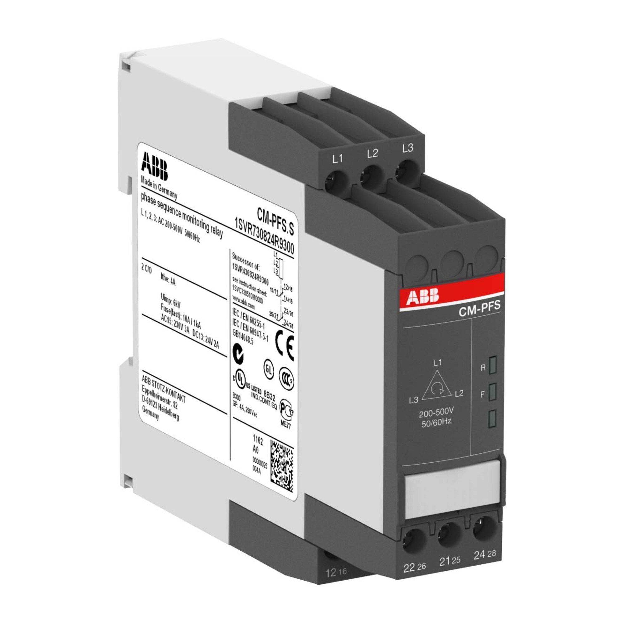 ABB Multimeter ABB Stotz S&J Phasenfolgerelais CM-PFS.S