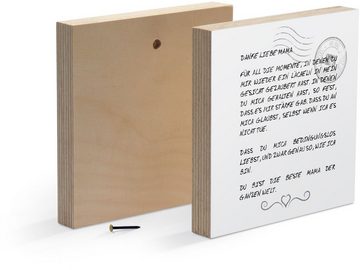 Artland Holzbild Die Welt, Sprüche & Texte (1 St)