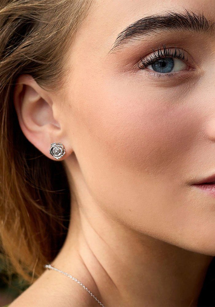 Engelsrufer Paar Ohrstecker Rose, mit Zirkonia (synth) günstig online kaufen