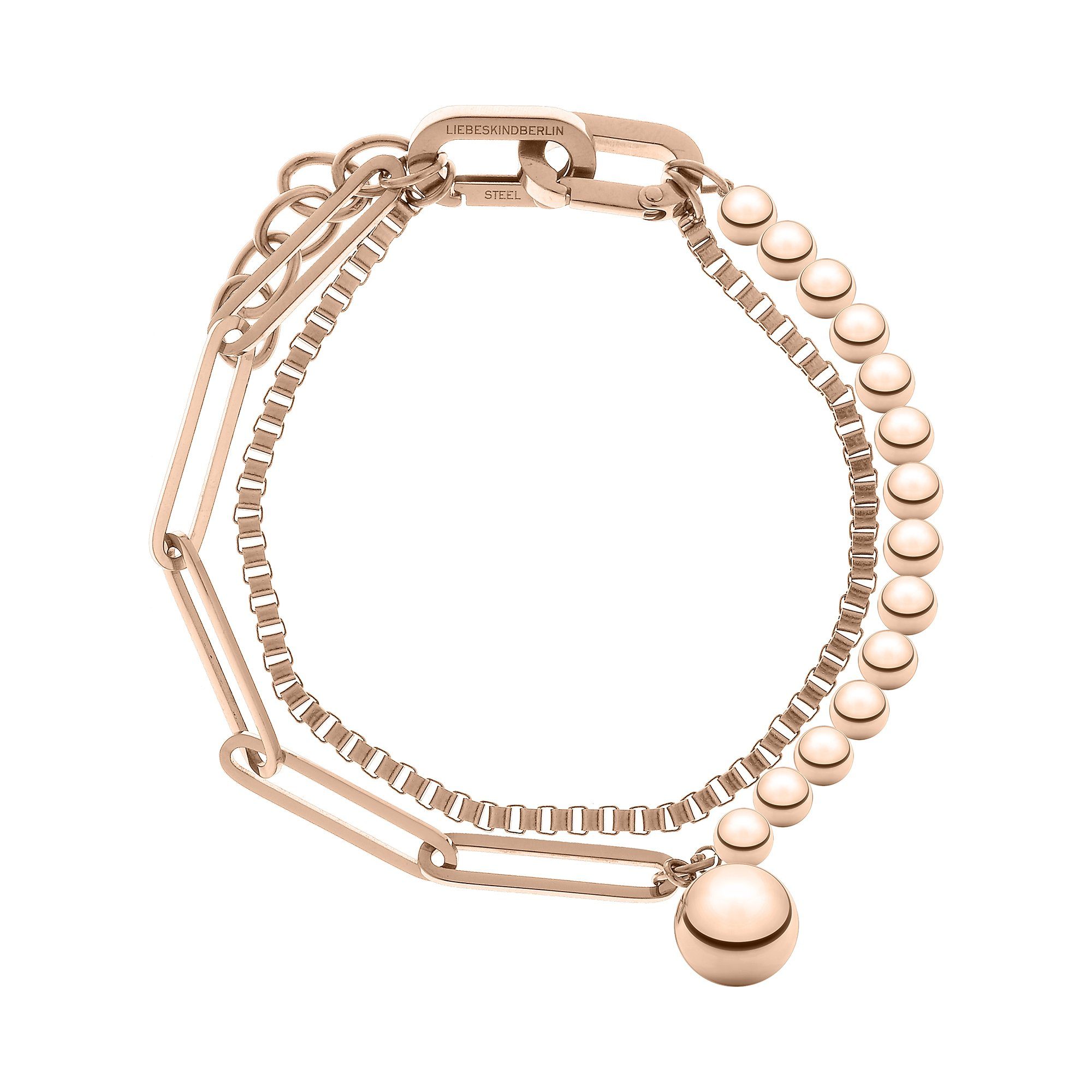 Liebeskind Berlin Armband The Material Mix Edelstahl