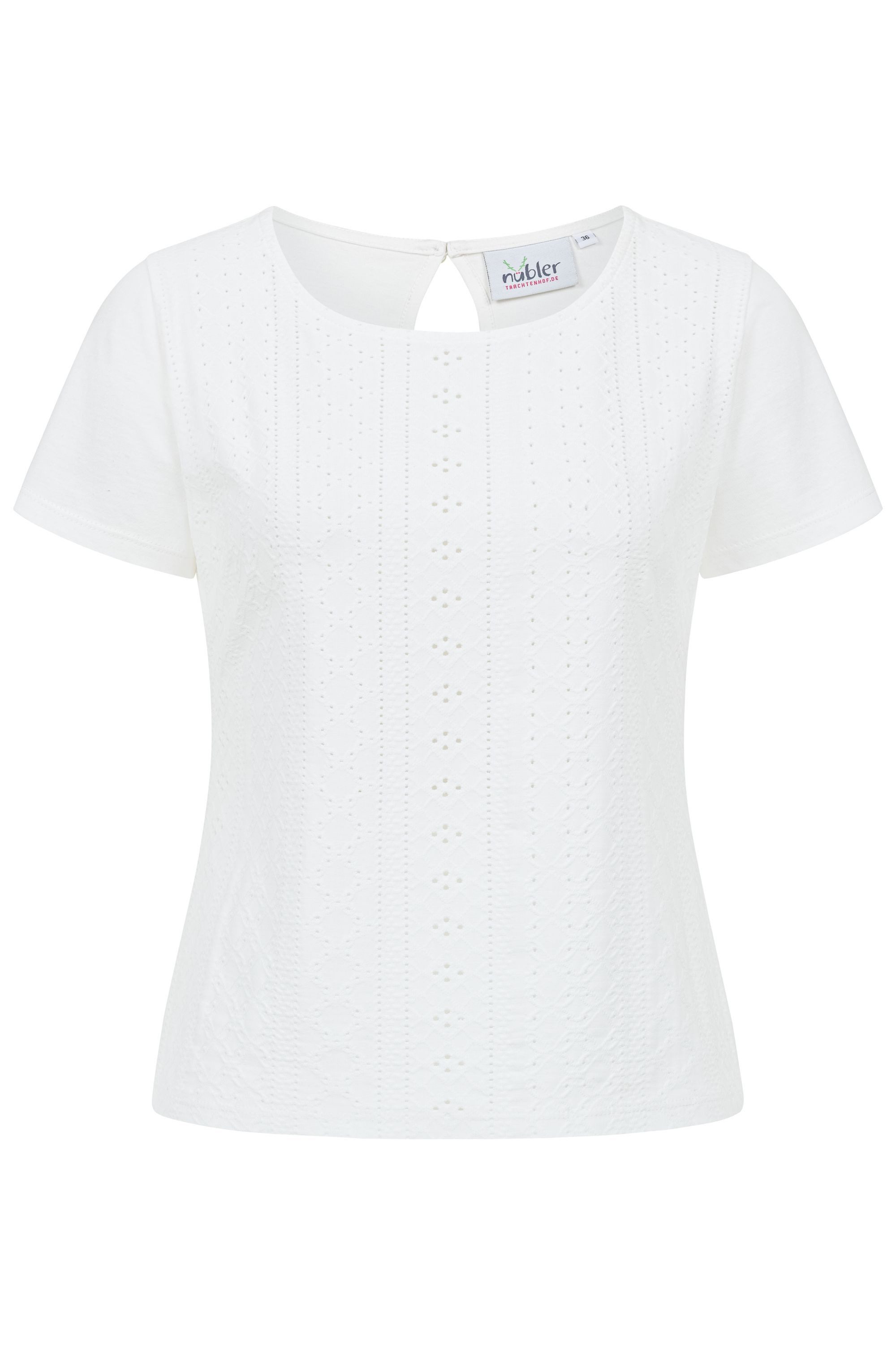Nübler Trachtenshirt Trachtenbluse Erika in Creme von Nübler – Bild 3 von 3