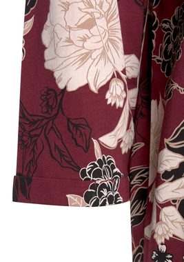 s.Oliver Nachthemd im Blumen-Dessin mit halbem Ärmel