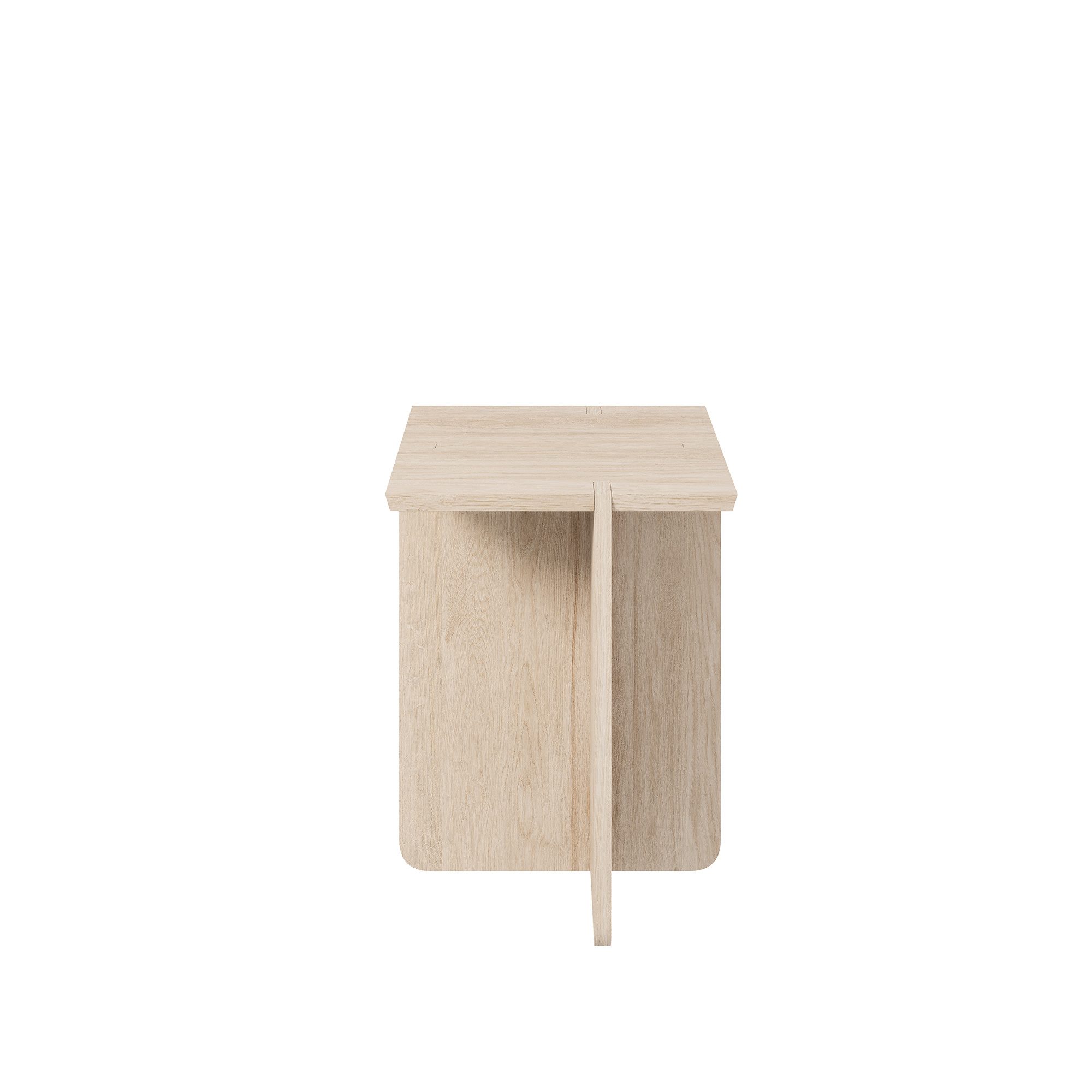blomus Hocker -ENGAWA- Sitzhocker, Flurhocker: modernes Design aus Eichenholz (1 Hocker), Massives Eichenholz, Japanische Inspiration, Robust