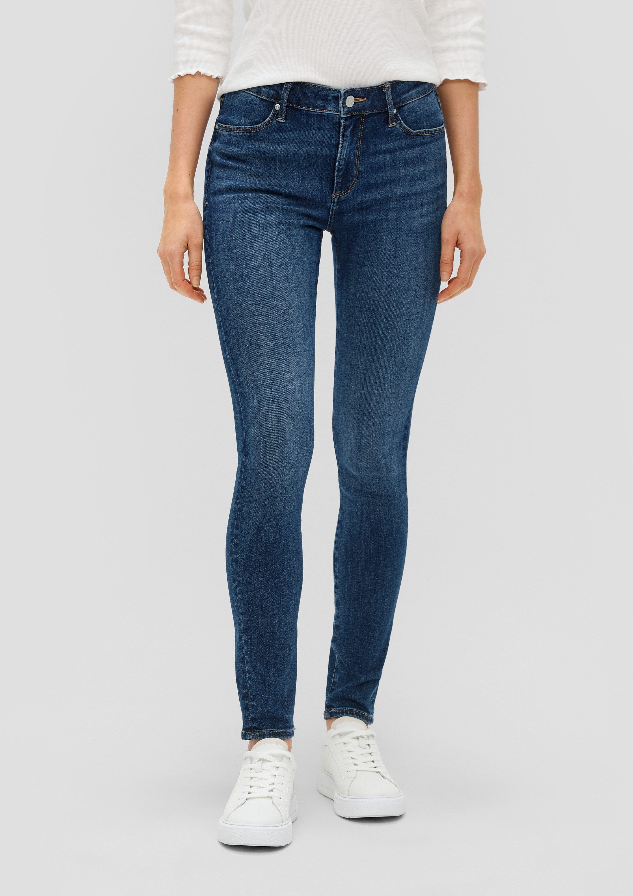 s.Oliver Skinny-fit-Jeans Jeans-Hose IZABELL Jeans Izabell / Skinny fit / Mid rise / Skinny leg