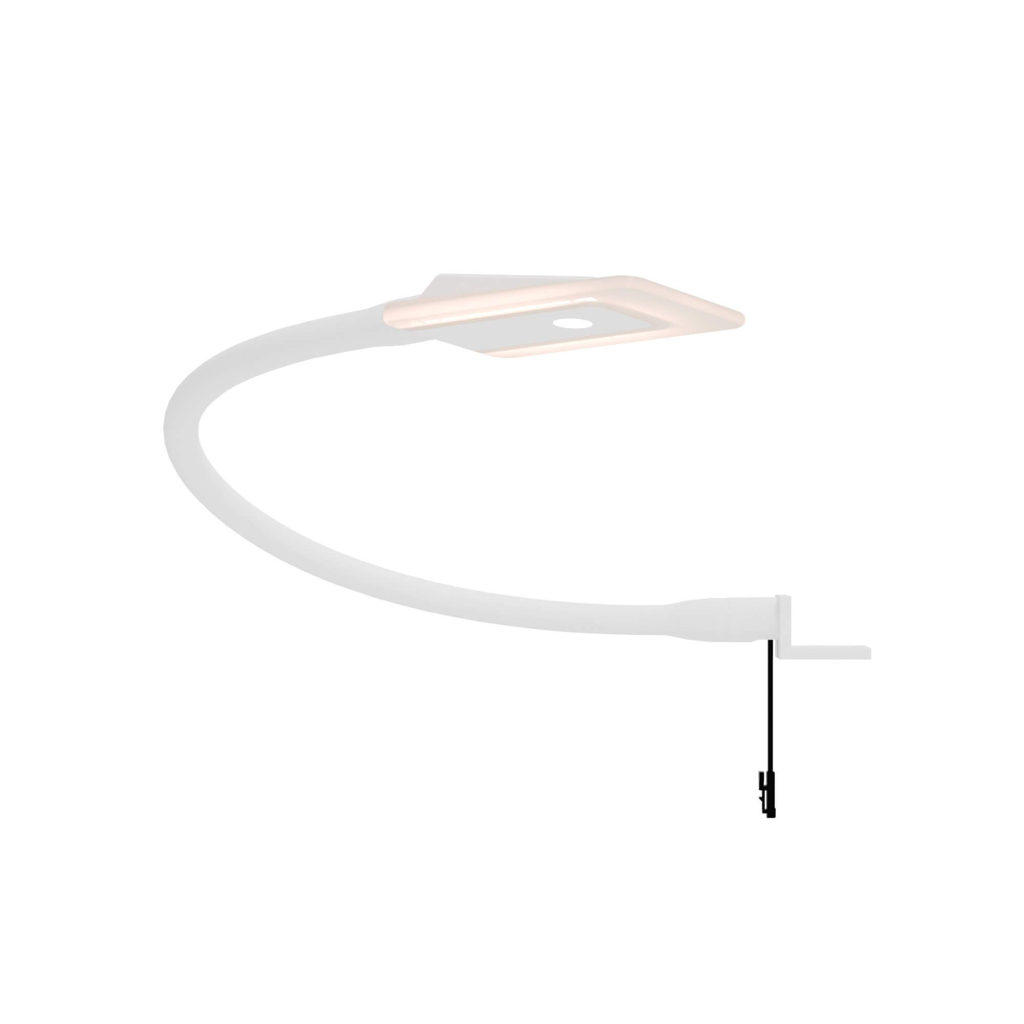 kalb Bettleuchte Diora Dual Bettleuchte Flexibel Leseleuchte Nachttischlampe, 1er Set weiß, warmweiß und neutralweiß