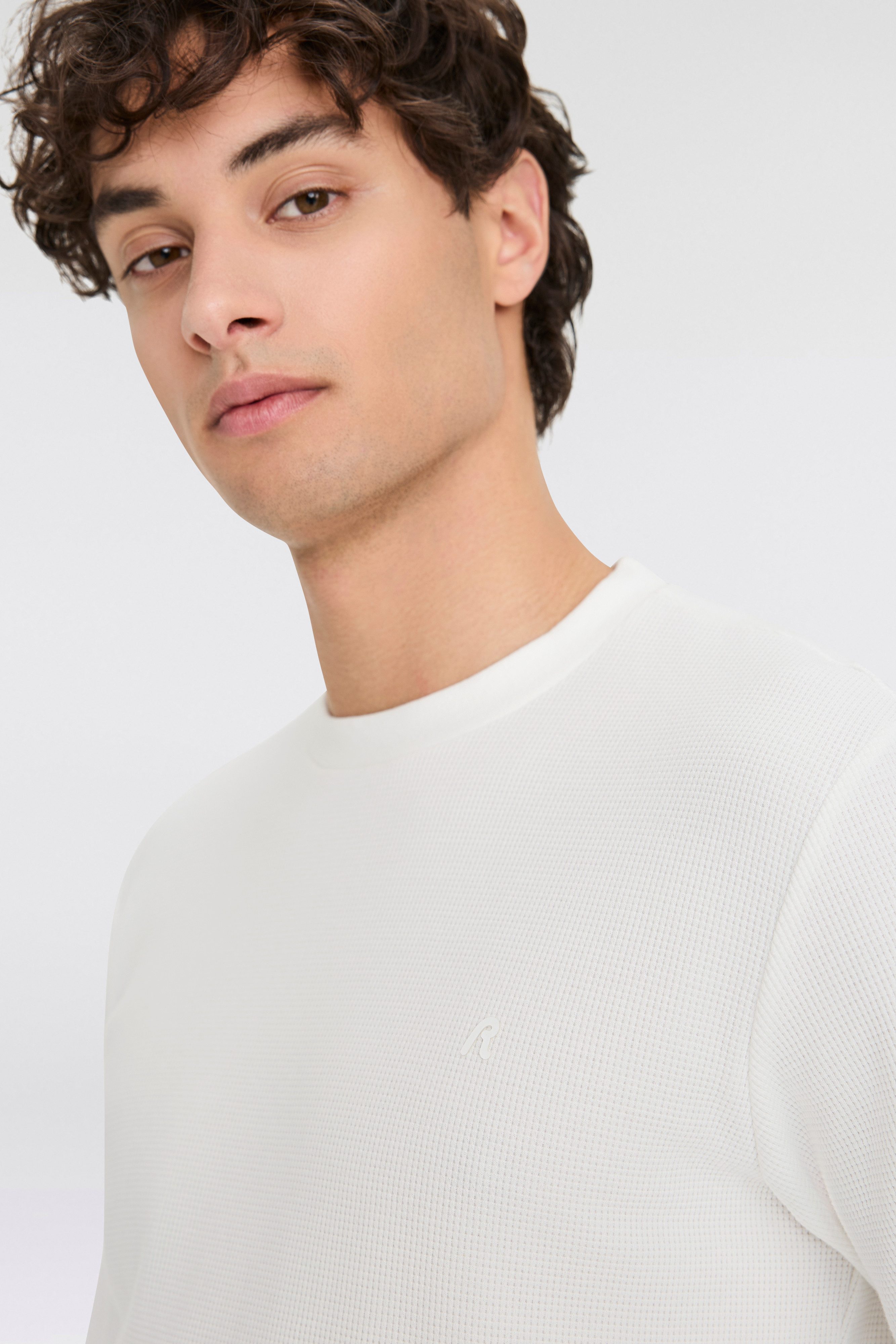 Replay Longsleeve Regular Fit, Rundhalsform