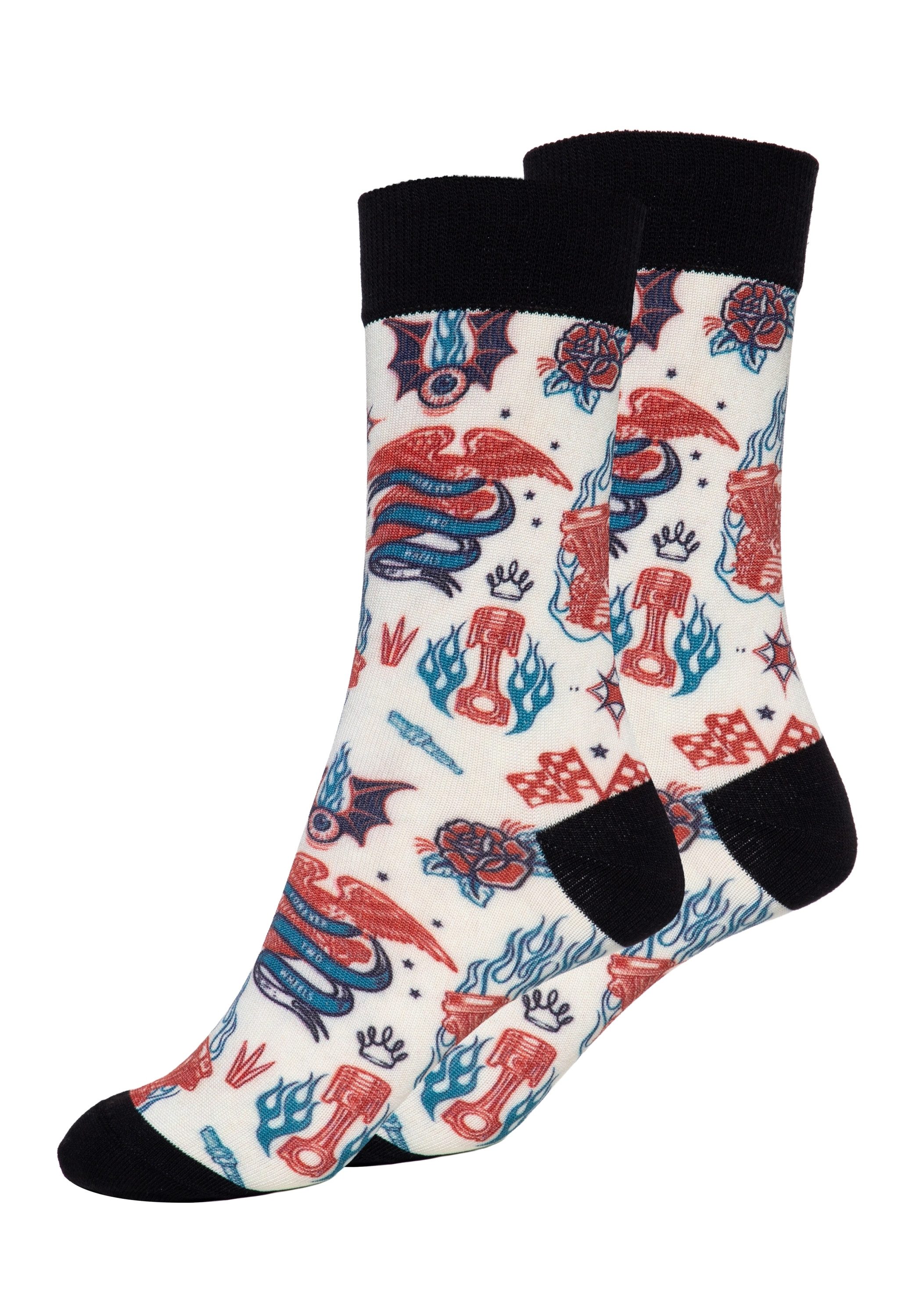 KingKerosin Socken Kustom Kulture mit Allover-Motiven günstig online kaufen