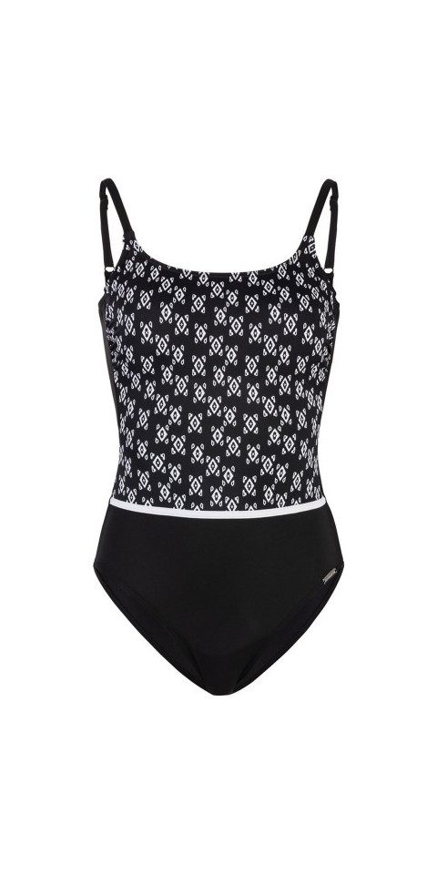 FIREFLY Badeanzug Da.-Badeanzug Amira AOP BLACK